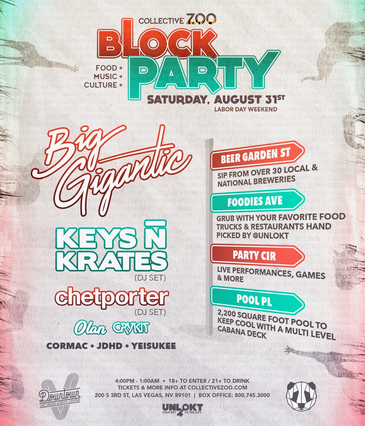 Collective Zoo Block Party 2019 Lineup