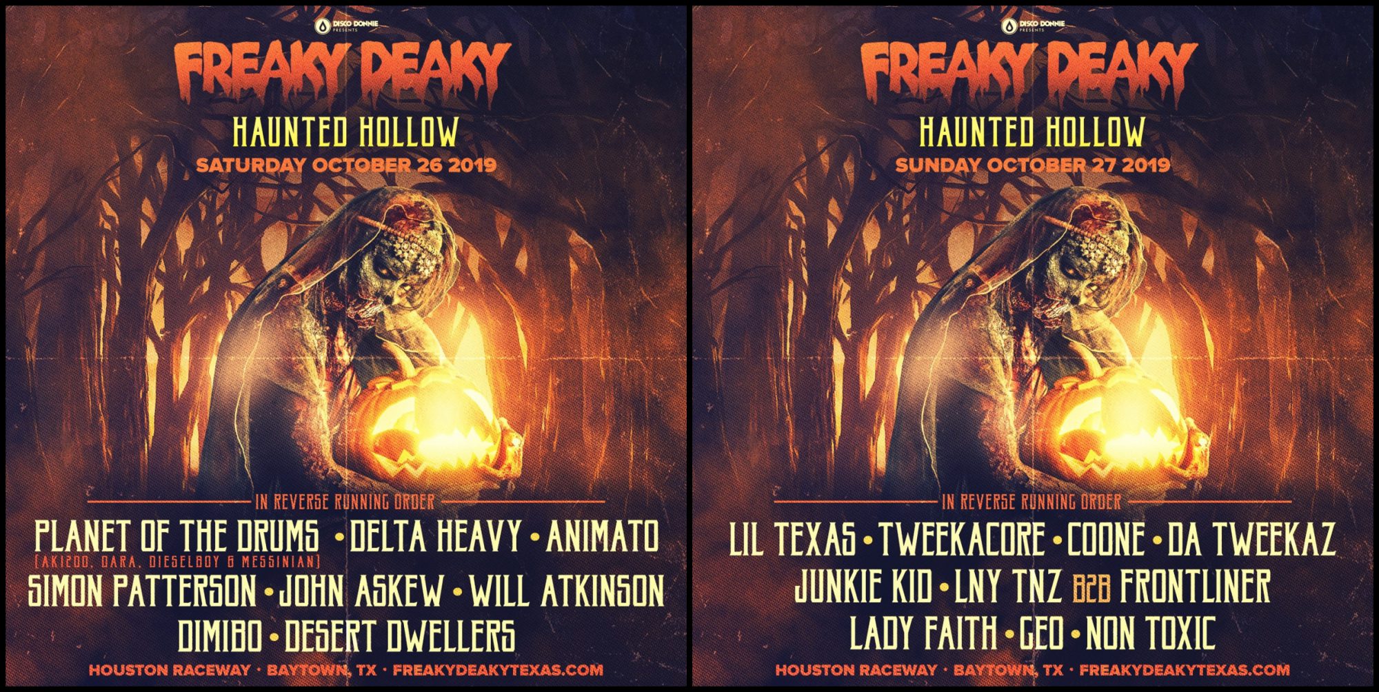 Freaky Deaky 2019 Haunted Hollow Stage