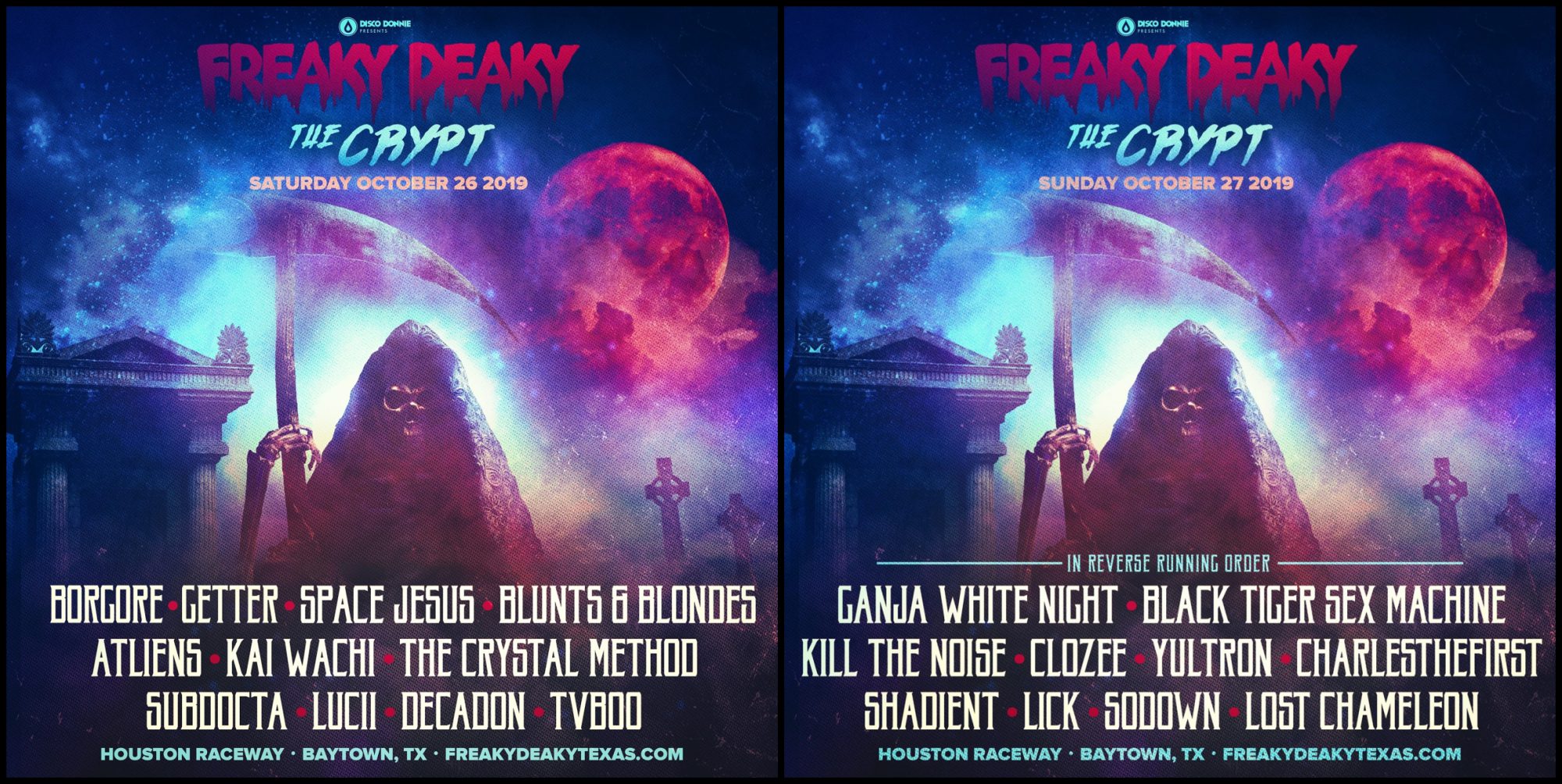 Freaky Deaky 2019 The Crypt Stage