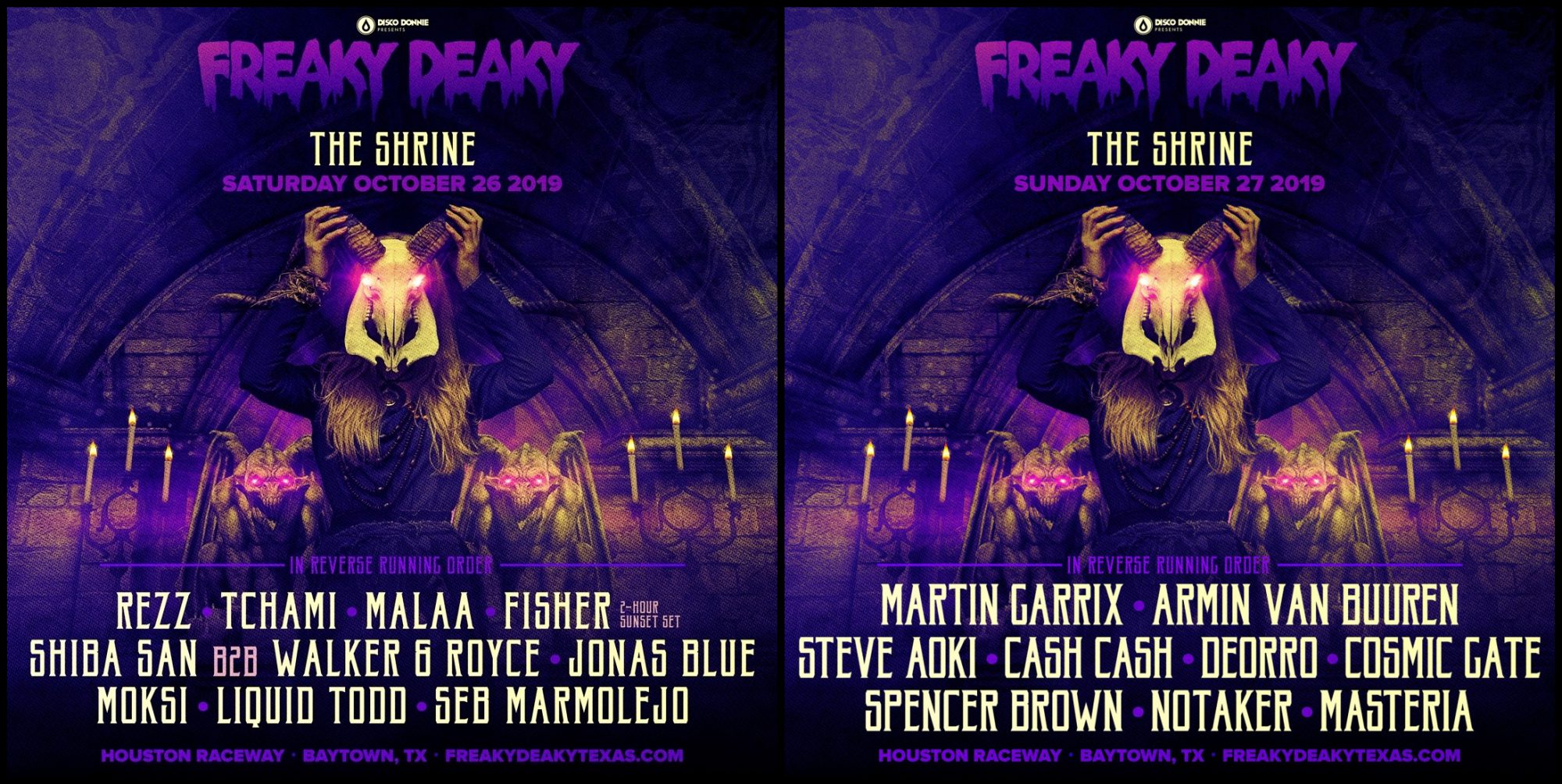 Disco Donnie Announces Road To Freaky Deaky Series And Stage Lineups Edm Identity