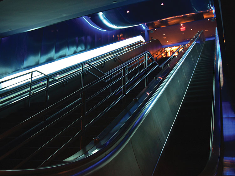 Playstation Theater Escalators