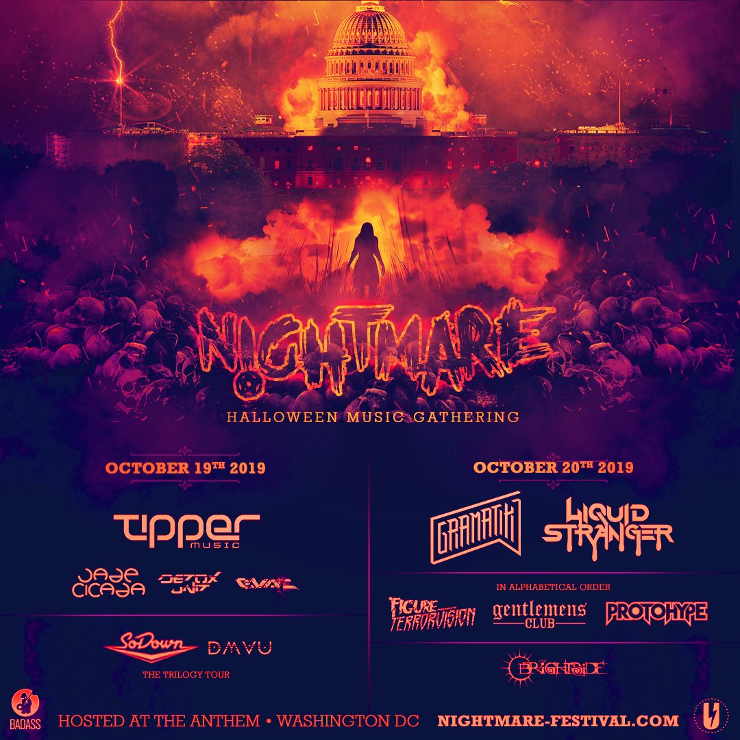 Nightmare Festival Daily Lineup
