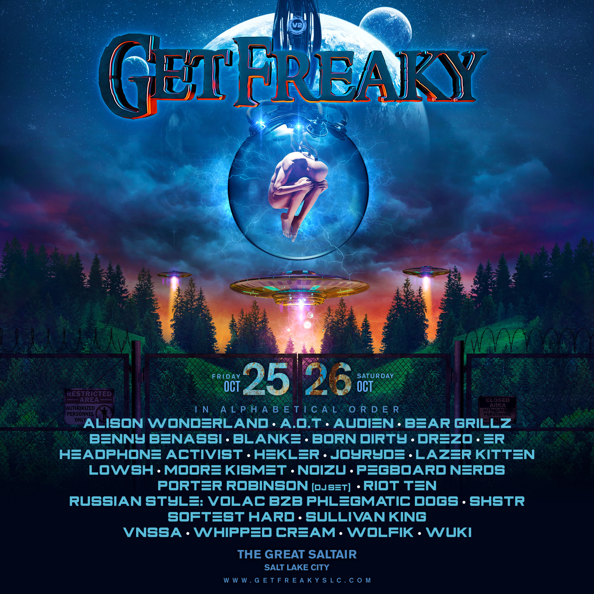 Get Freaky 2019 Lineup