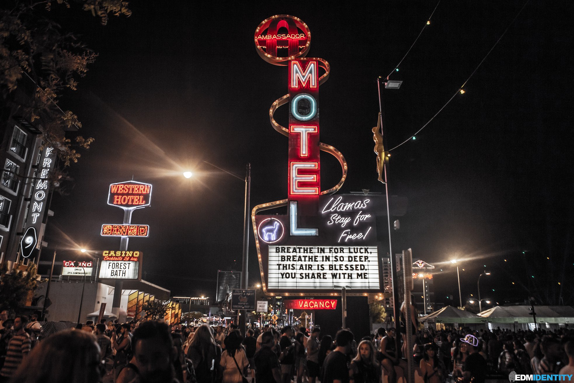 Life is Beautiful 2019 Motel Sign