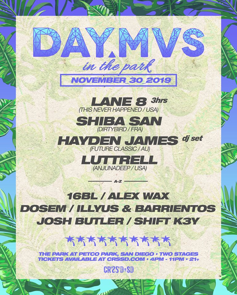 DAY MVS in the Park 2019 Lineup