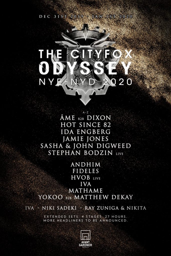 Cityfox Odyssey Returns with a JamPacked 27 Hour NYE Marathon EDM