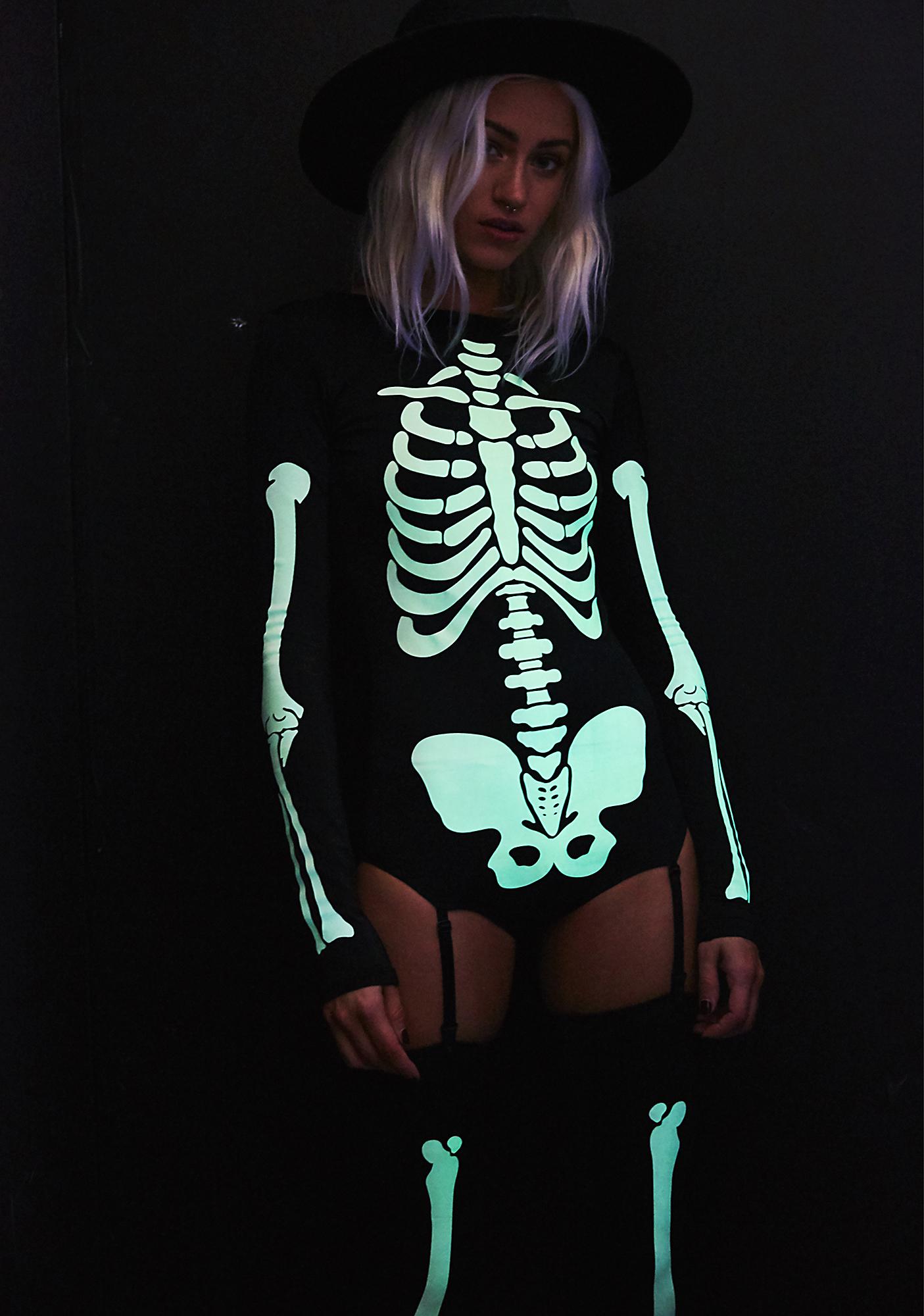 Spooky Rave Skeleton 