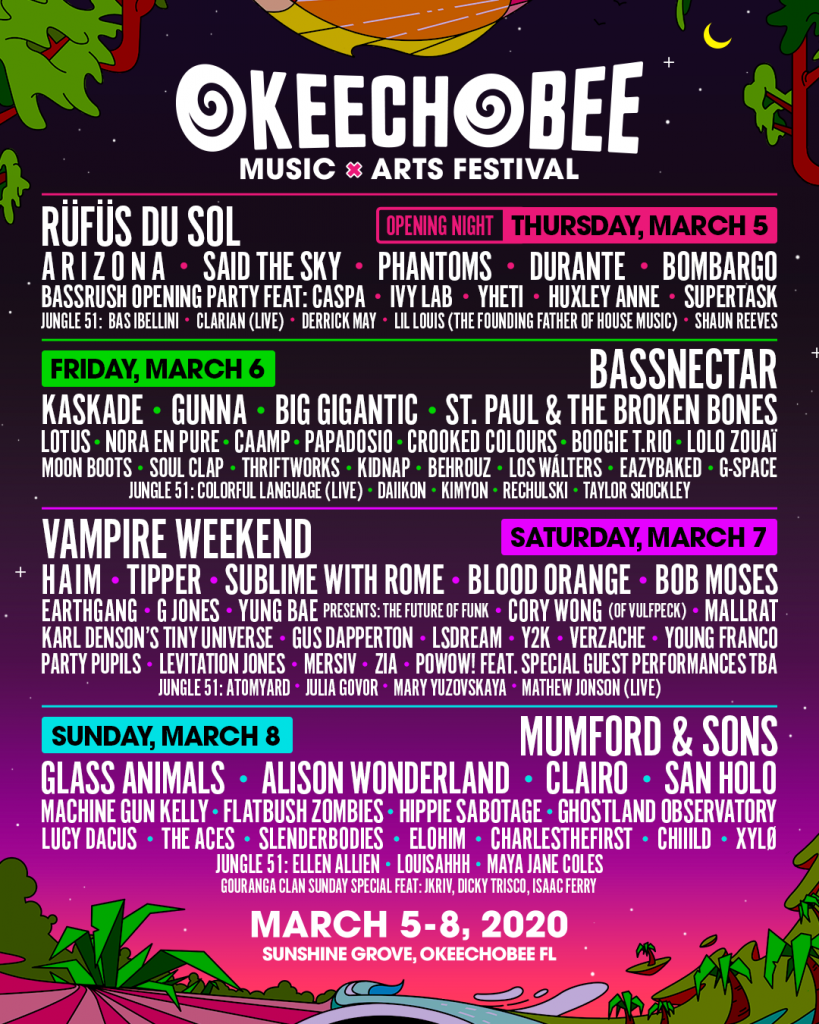 Okeechobee Returns with Diverse Lineup for 2020 EDM Identity