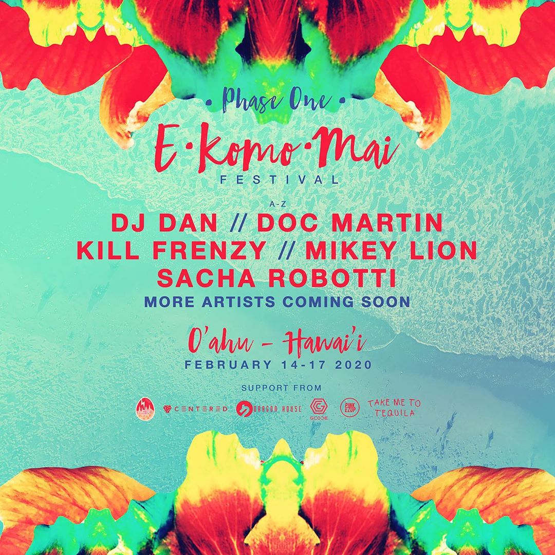 E Komo Mai Festival 2020 - Initial Lineup