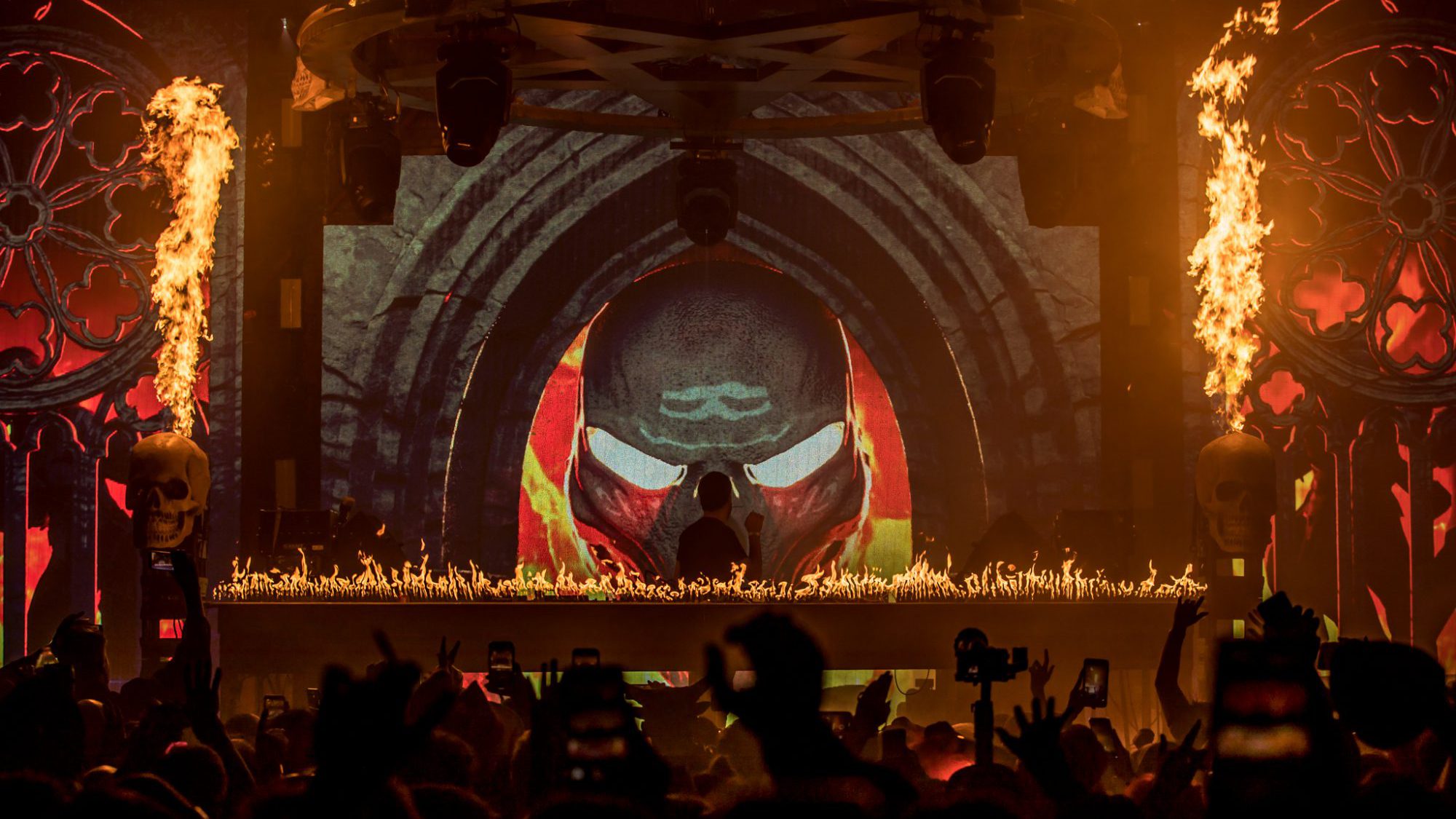 Gui Boratto on The Great Hell stage Cityfox Halloween Festival 2019