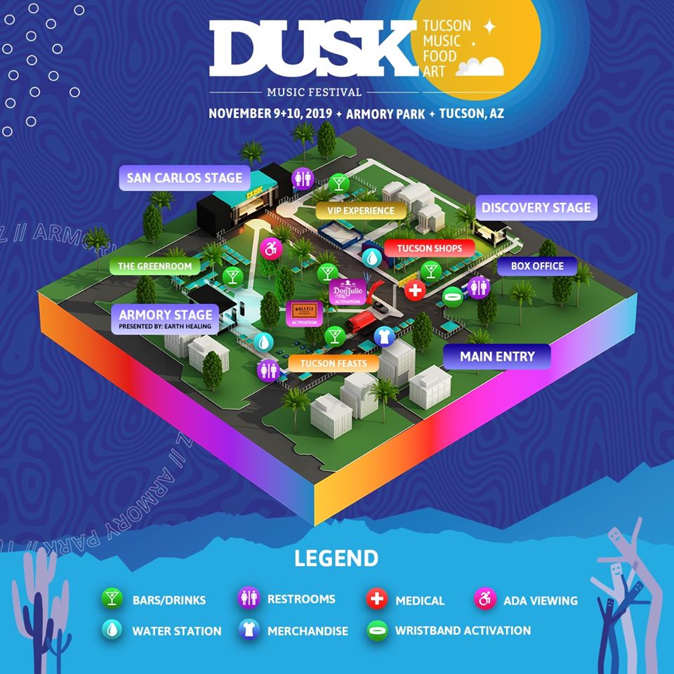 Dusk Music Festival 2019 Map