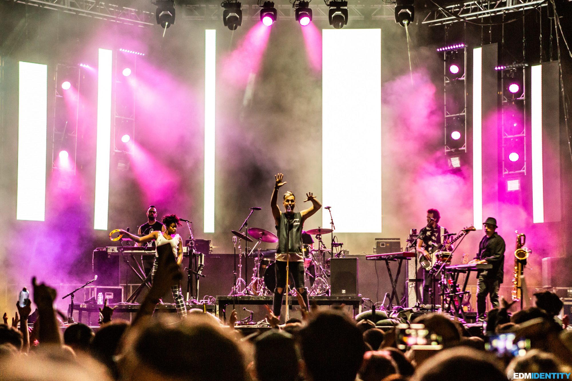 Fitz And The Tantrums at Dusk Music Festival 2019