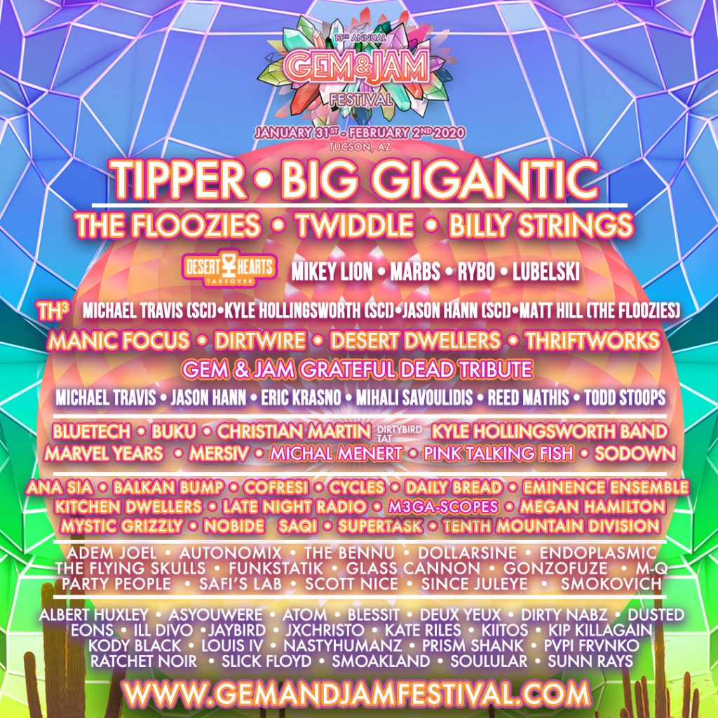 Gem and Jam Phase 2 Lineup