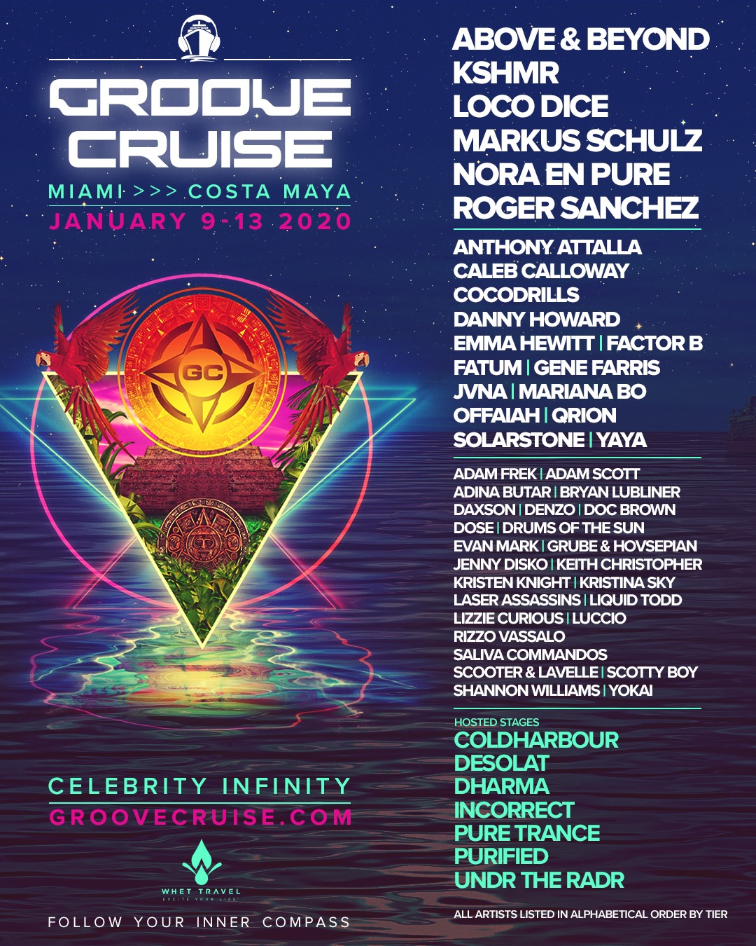 Groove Cruise Miami 2020 Final Lineup