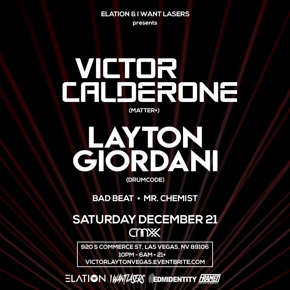Victor Calderone and Layton Giordani Elation Las Vegas