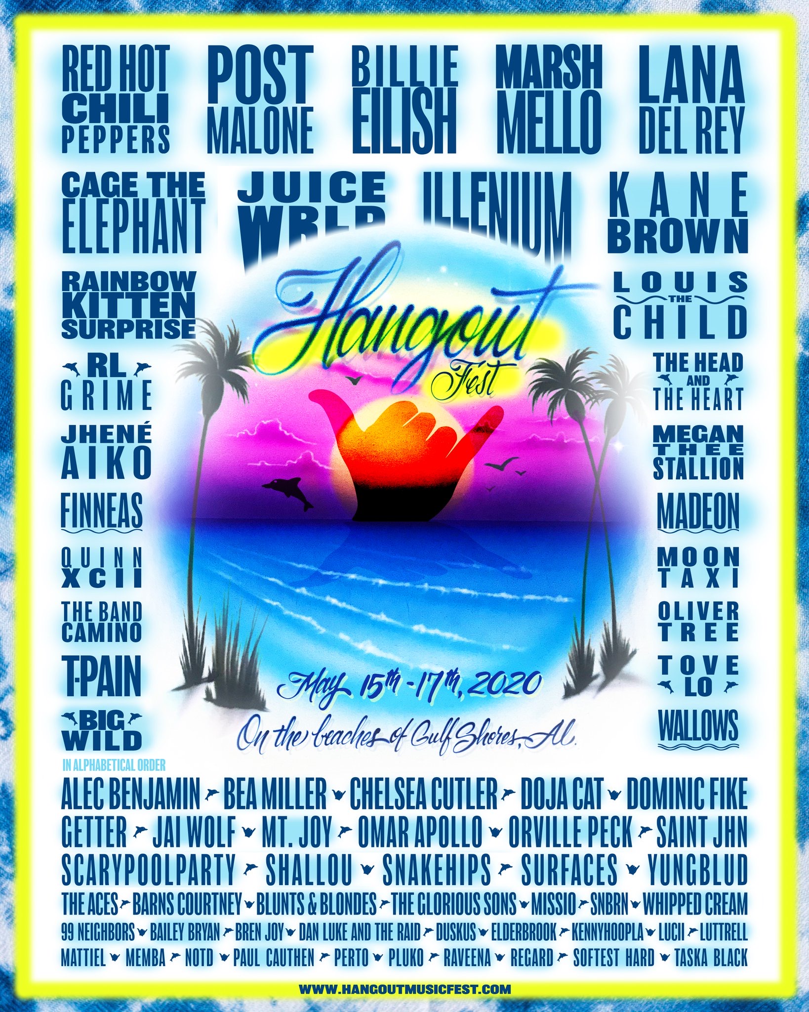 Hangout Music Festival 2020 Lineup