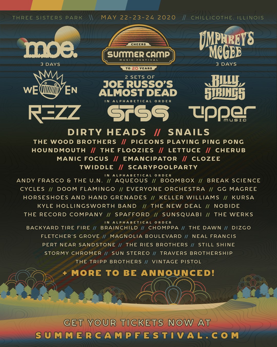 Summer Camp 2020 Initial Lineup