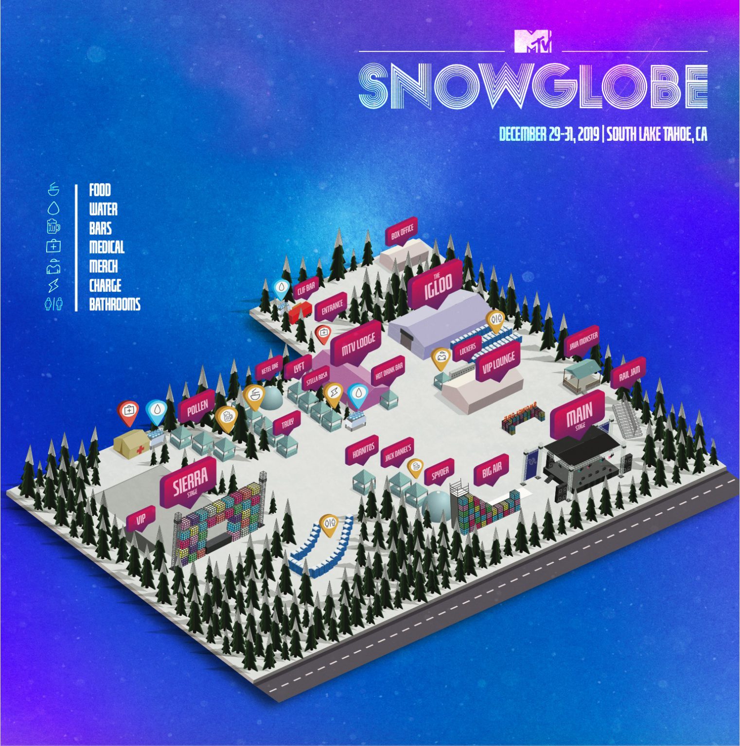 SnowGlobe 2019 Set Times, Festival Map, & Essential Info EDM Identity