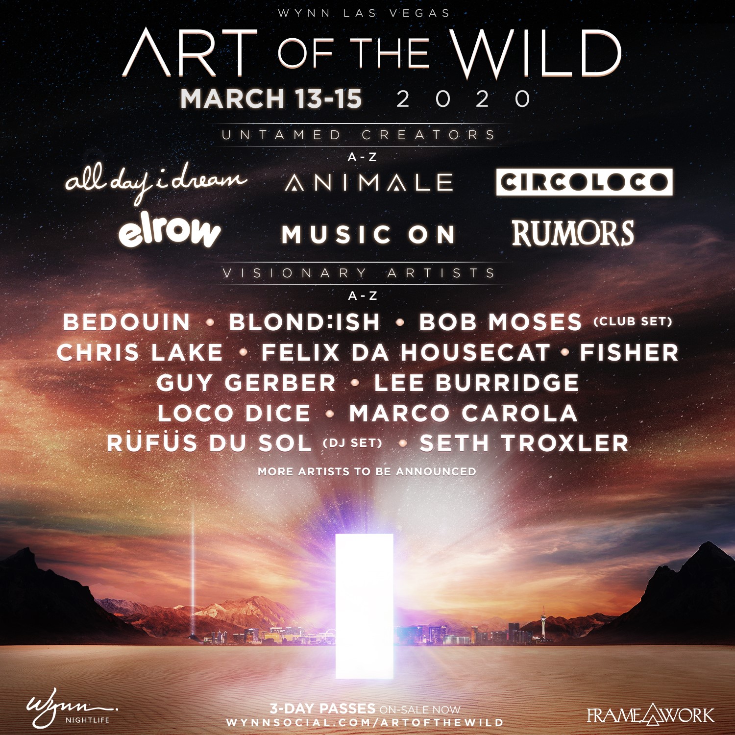 Art of the Wild 2020 Spring Lineup