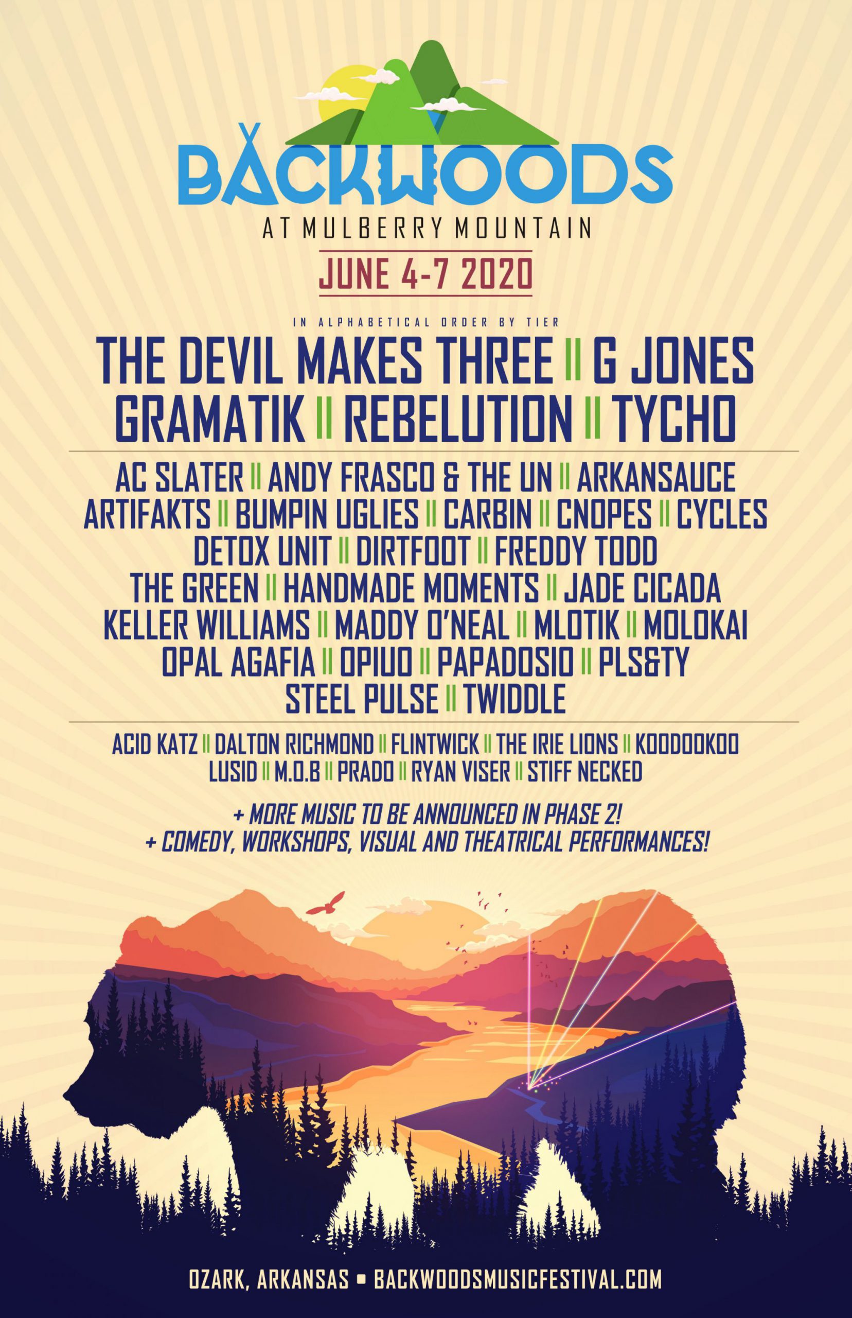 Backwoods Releases Initial Artist Lineup for 2020 Edition | EDM Identity