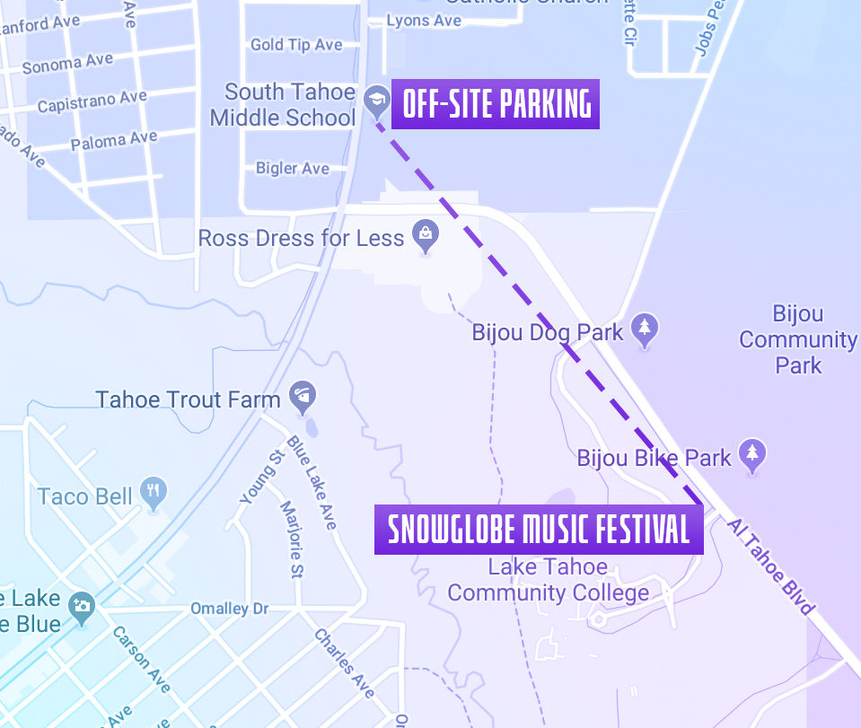 SnowGlobe 2019 Parking Map