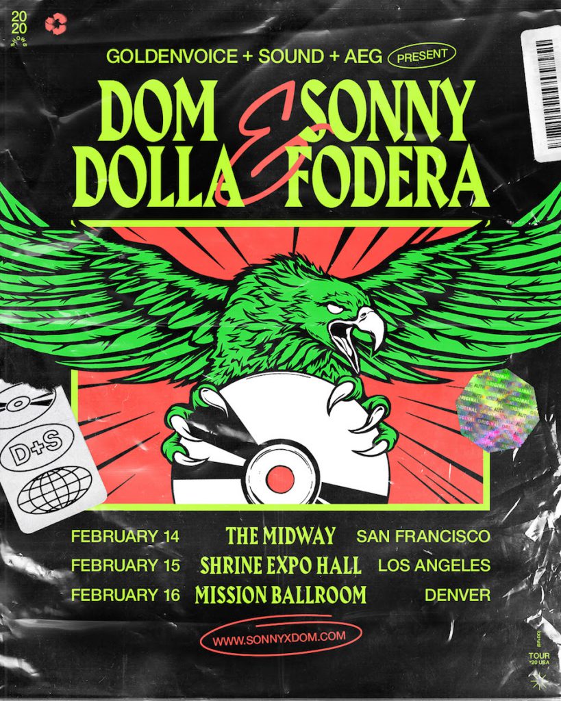 Dom Dolla and Sonny Fodera Co-Headlining Flyer
