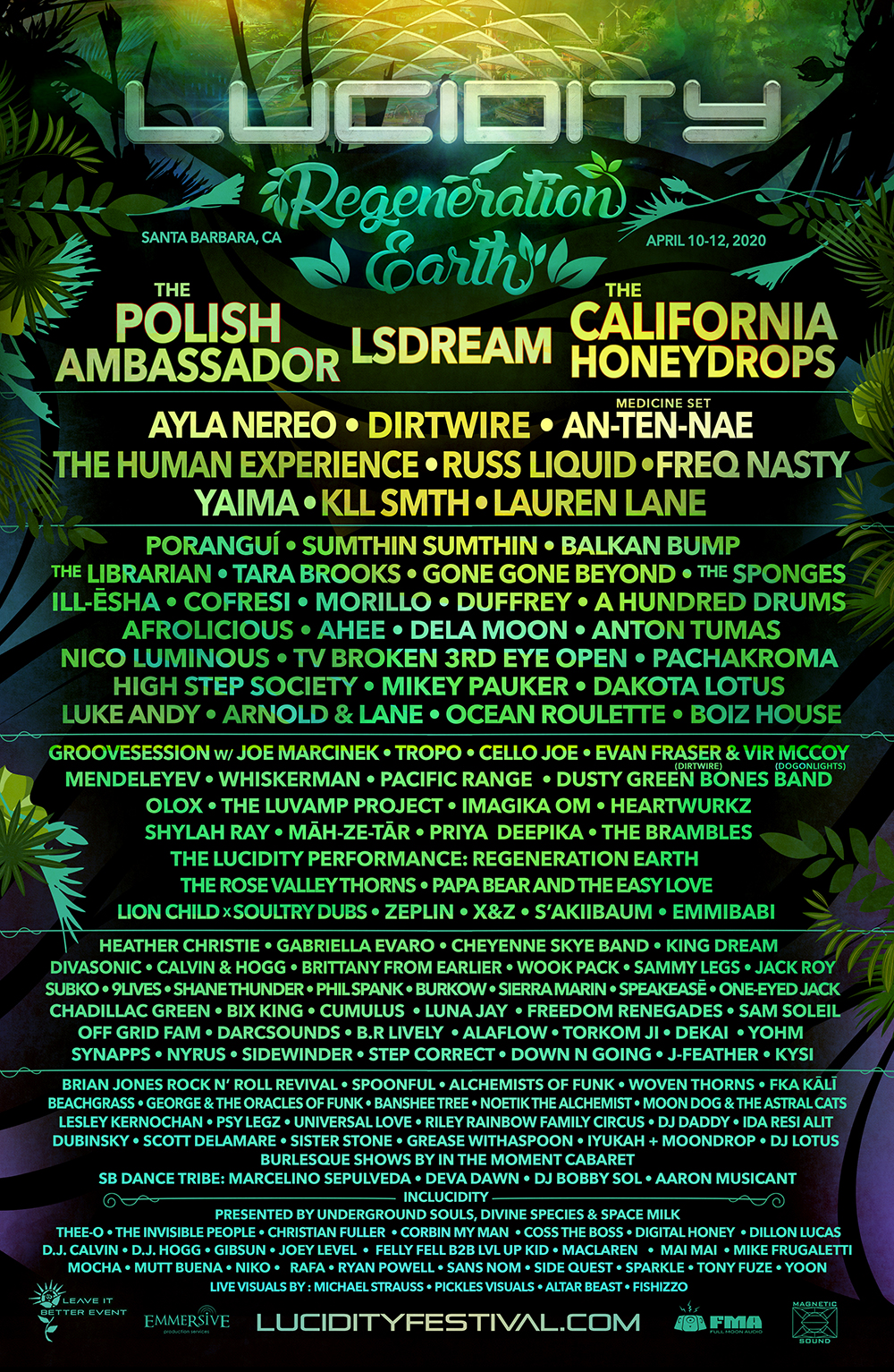 Lucidity Festival 2020 Lineup