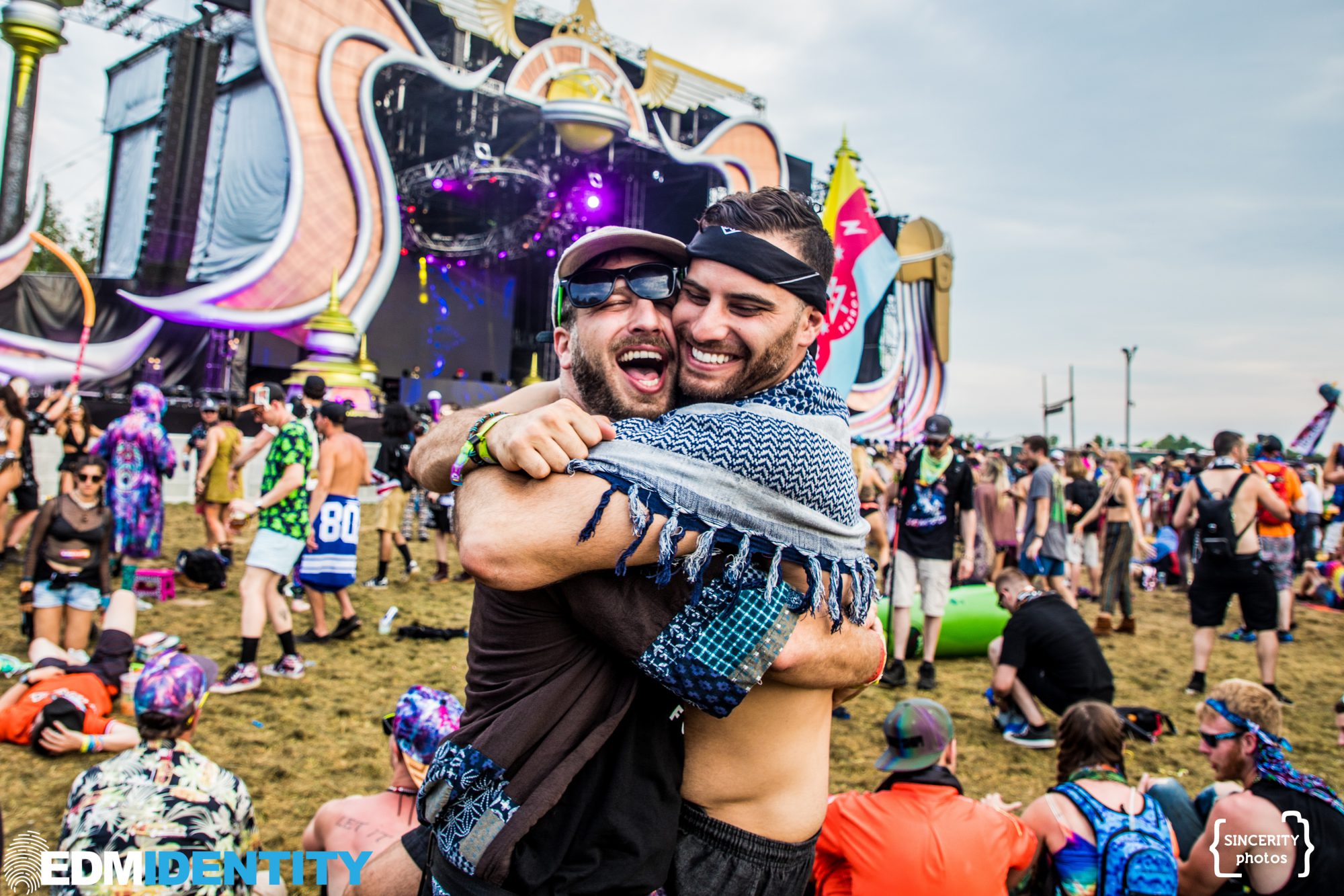 Electric Forest 2019 Brothers Hugging