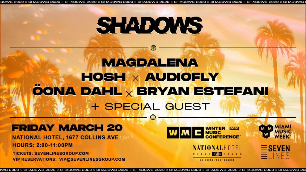 Shadows Pool Party, Magdalena (Diynamic), MMW, 7 Lines Group, National Hotel