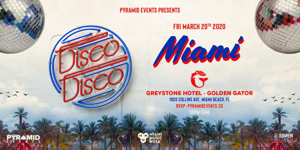 Disco Disco, Greystone Hotel Gator Room, 7 Lines