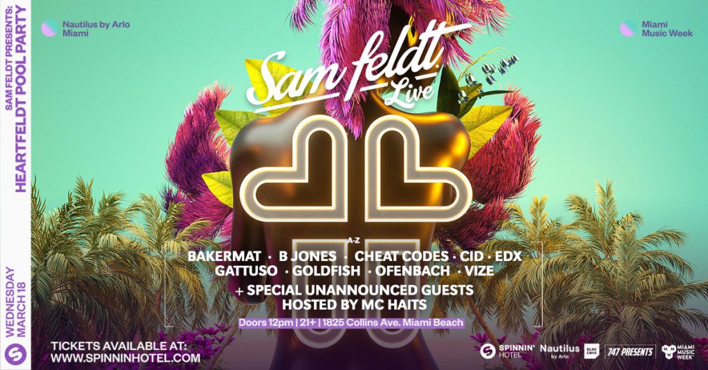 Sam Feldt Presents Heartfeldt Pool Party Lineup, BLNK CNVS