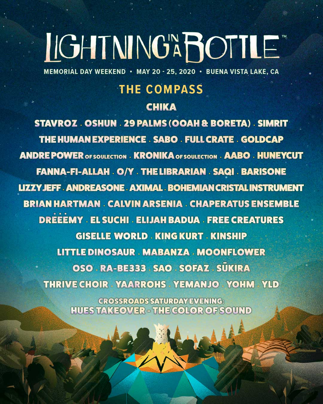 Lightning in a Bottle 2020 - The Compass Line-up