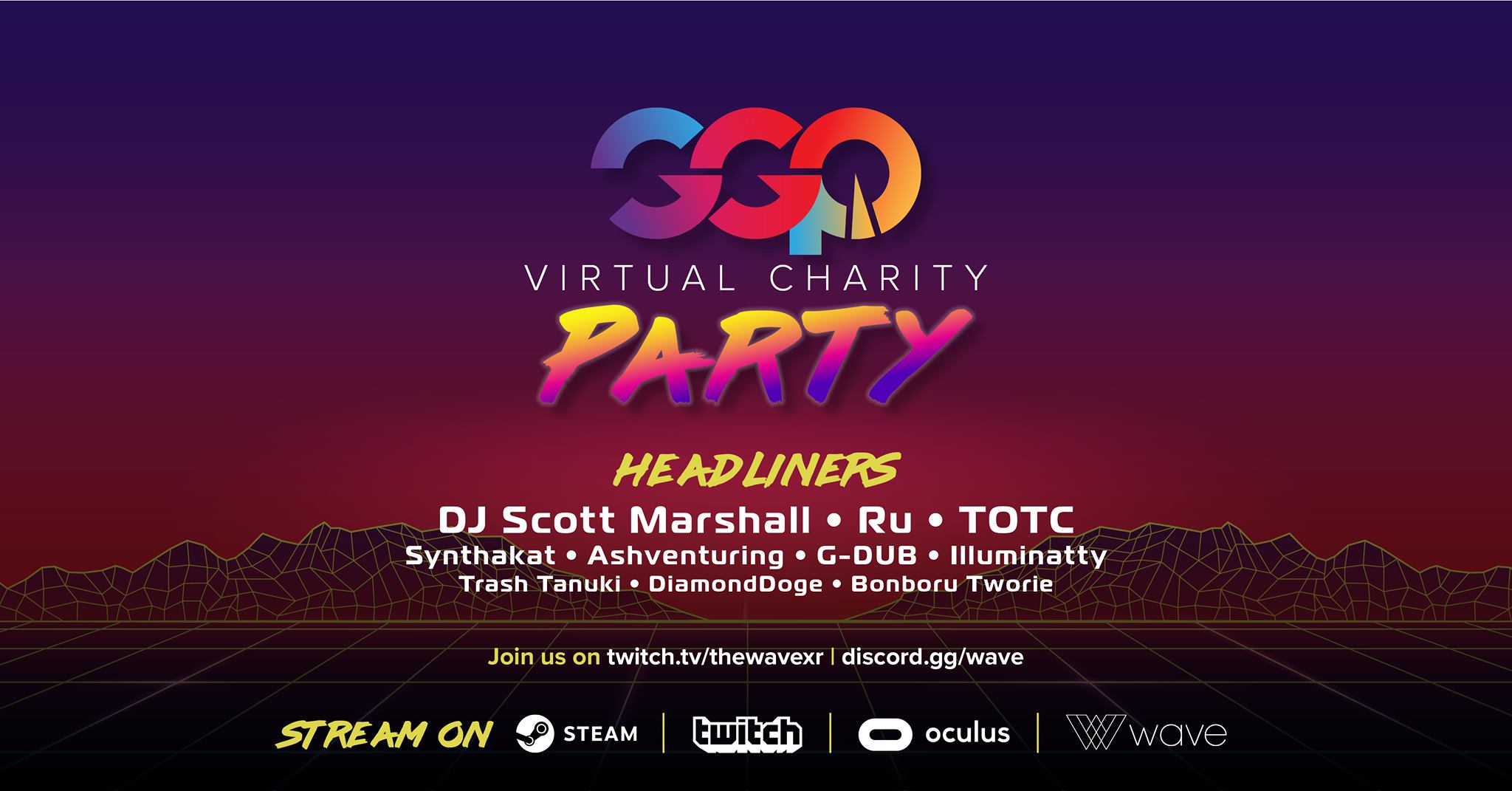 GGP Virtual Charity Party Wave