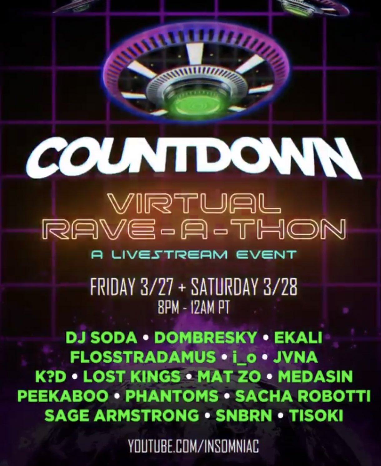 Countdown Virtual Rave-A-Thon