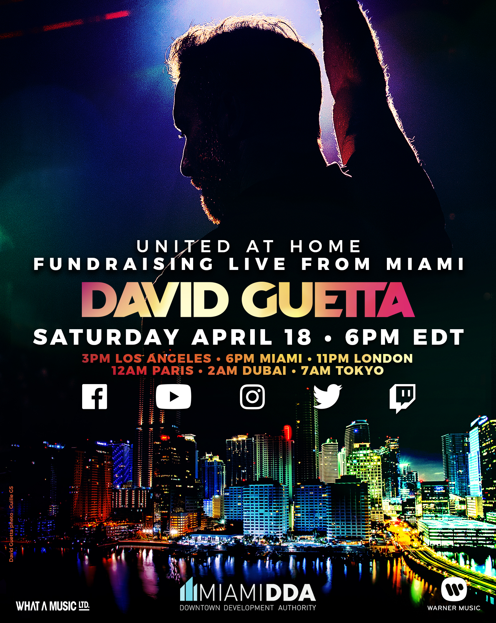 David Guetta United At Home Miami