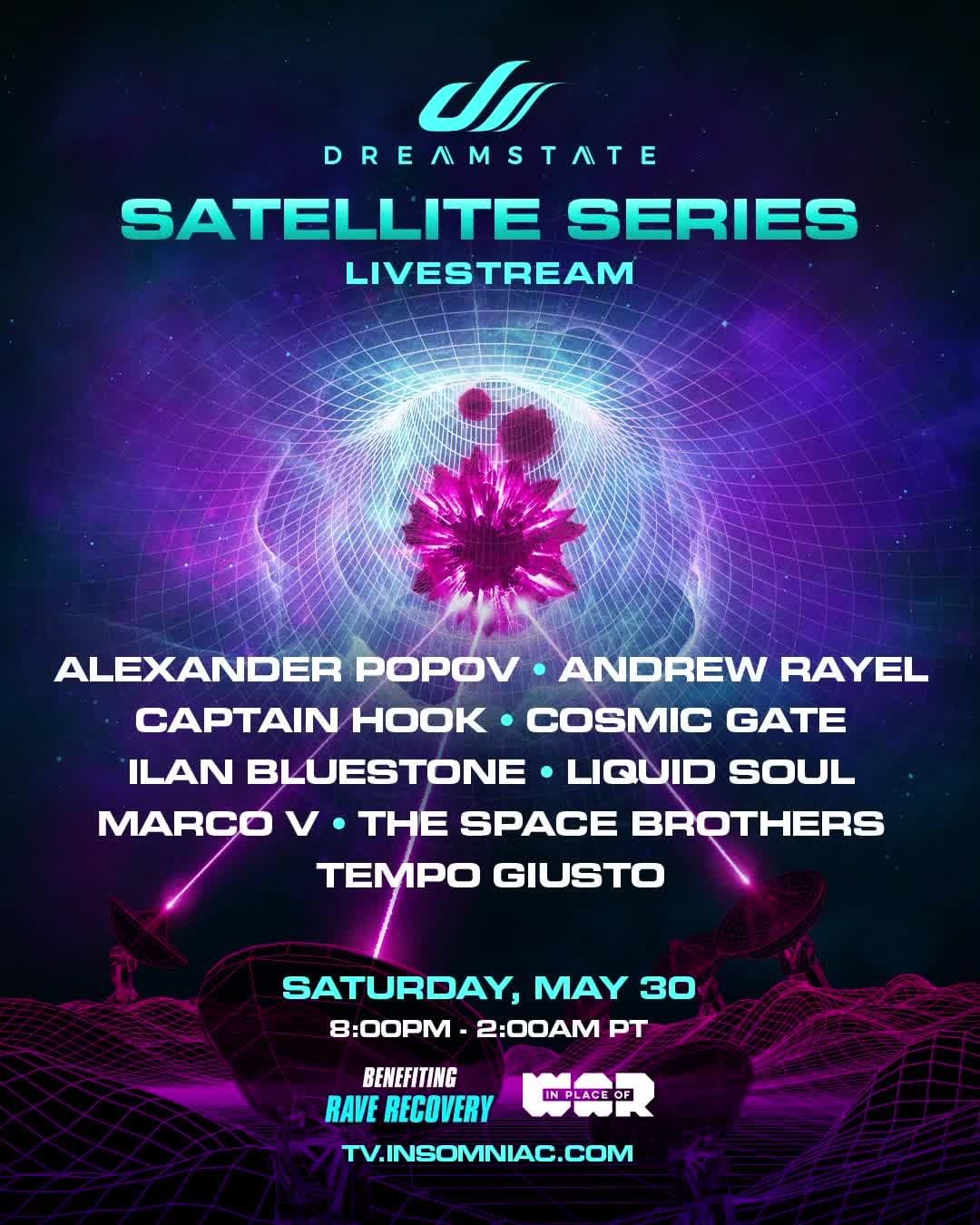 Dreamstate Satellite Series Livestream Lineup