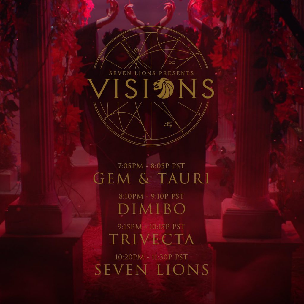 seven lions visions livestream schedule