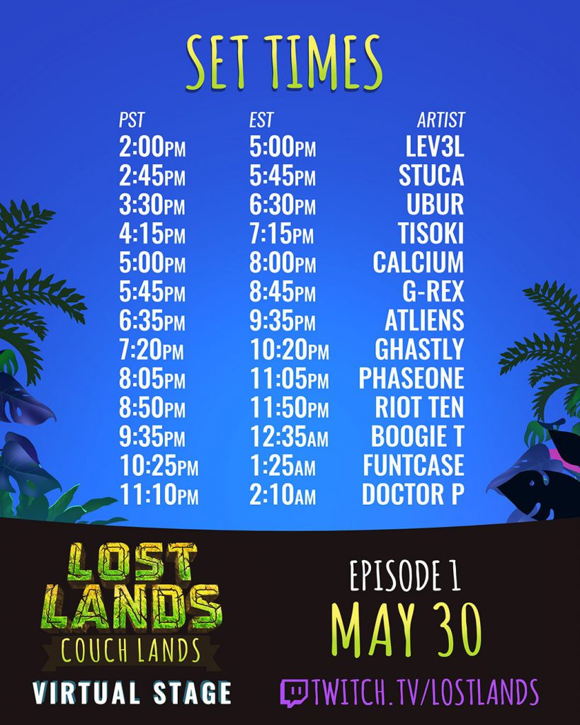 Excision's Couch Lands Virtual Stage Episode 1 Lineup & Schedule [Watch