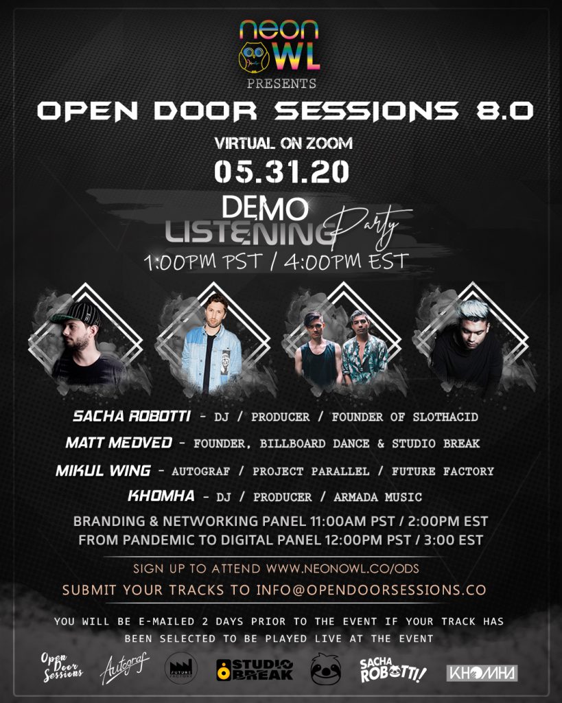 Open Door Sessions 8 Demo Flyer