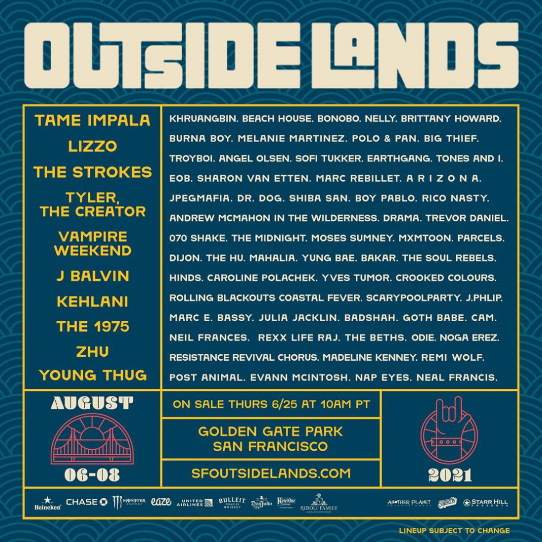 Outside Lands Looks to 2021 with Fresh Lineup | EDM Identity