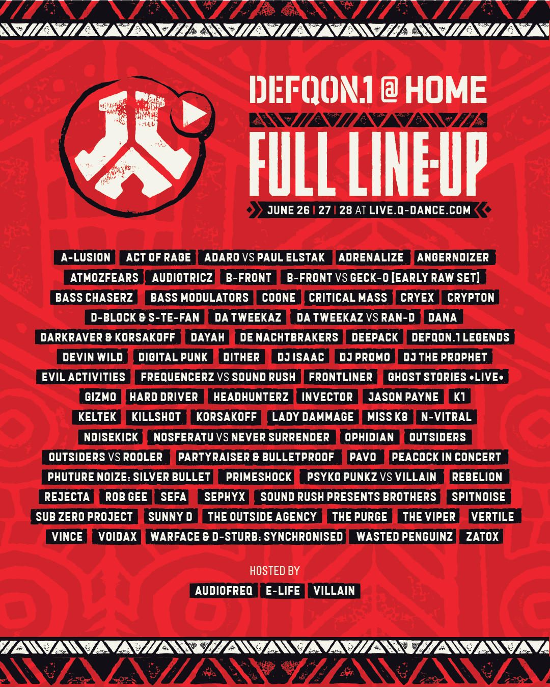 Qdance Drops Massive Lineup for Defqon.1 At Home Livestream EDM Identity