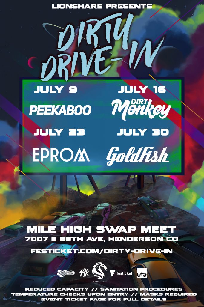 Dirty Drive-In Headliner Lineup