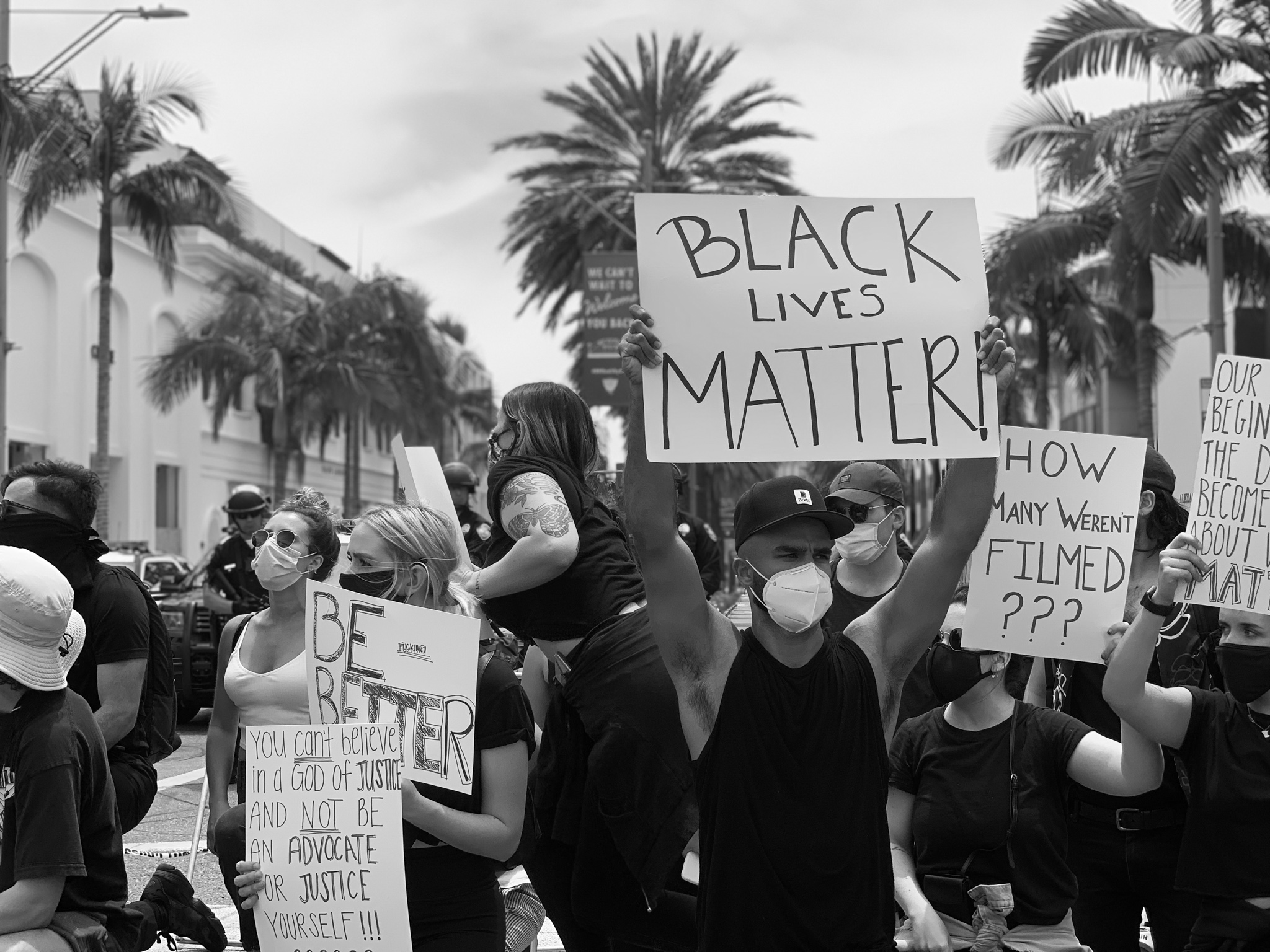 Black Lives Matter Black Out Tuesday Protest