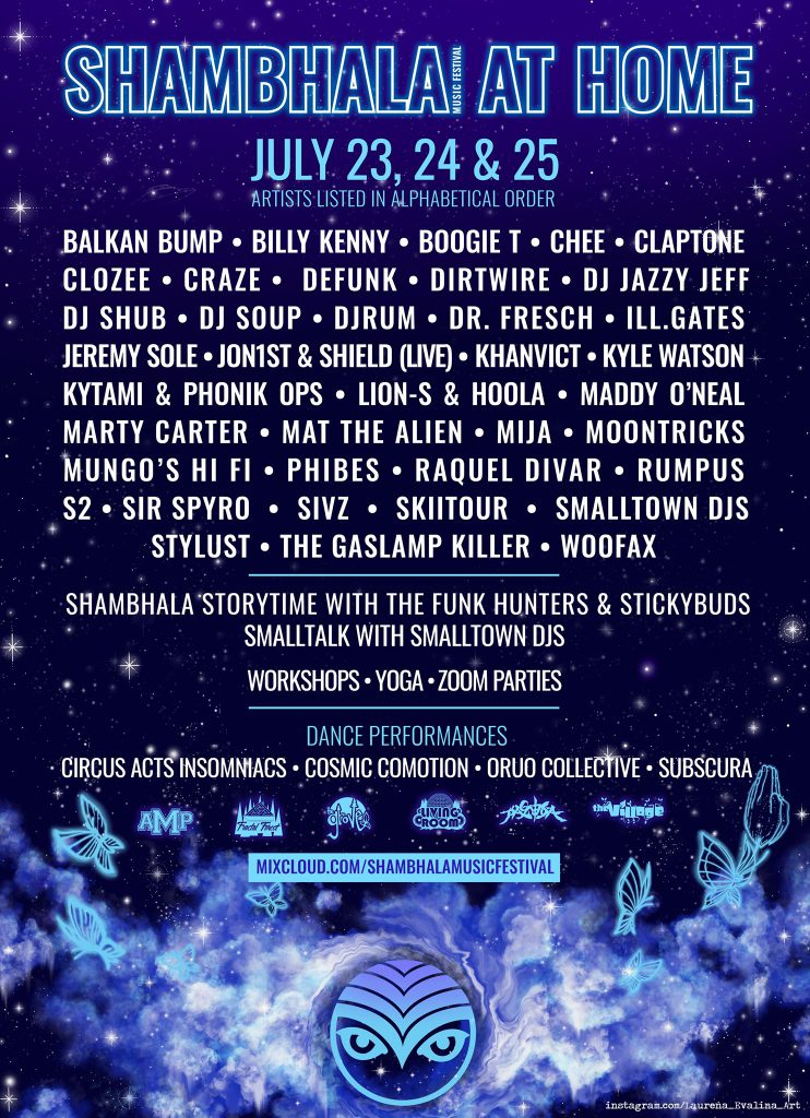 Shambhala At Home 2020 Lineup