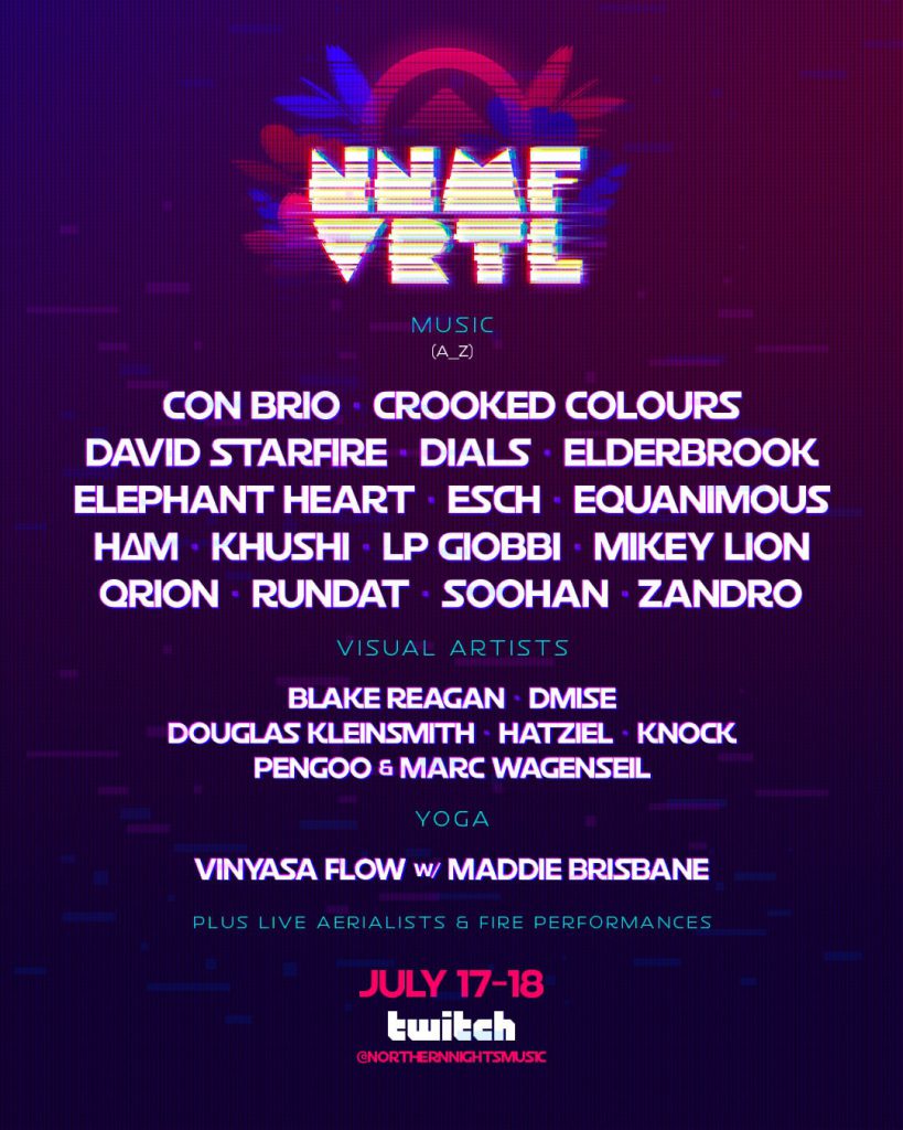 NNMF:VRTL 2020 Lineup