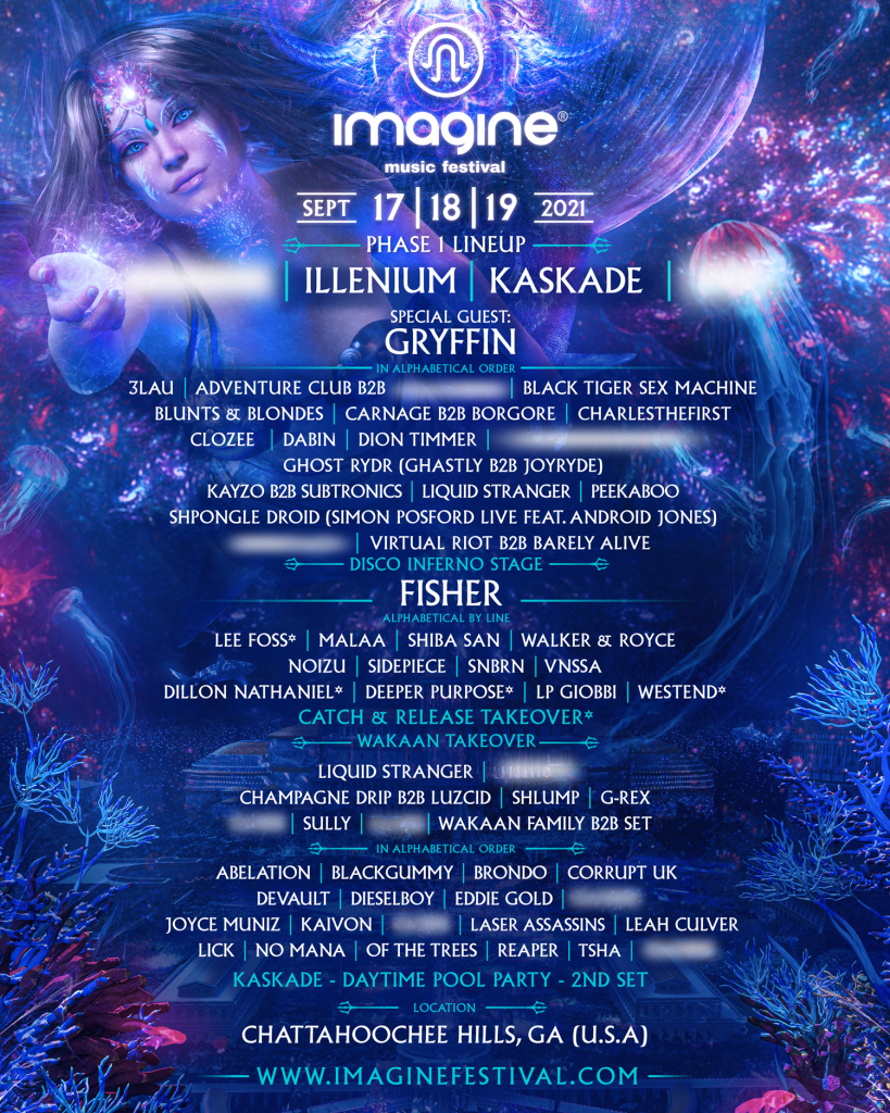 Imagine Music Festival 2021 Phase 1 Lineup