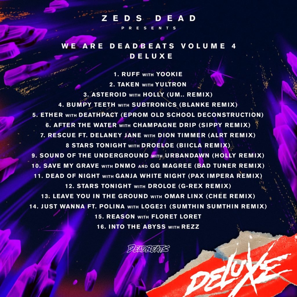 We Are Deadbeats Vol. 4 Deluxe Tracklist