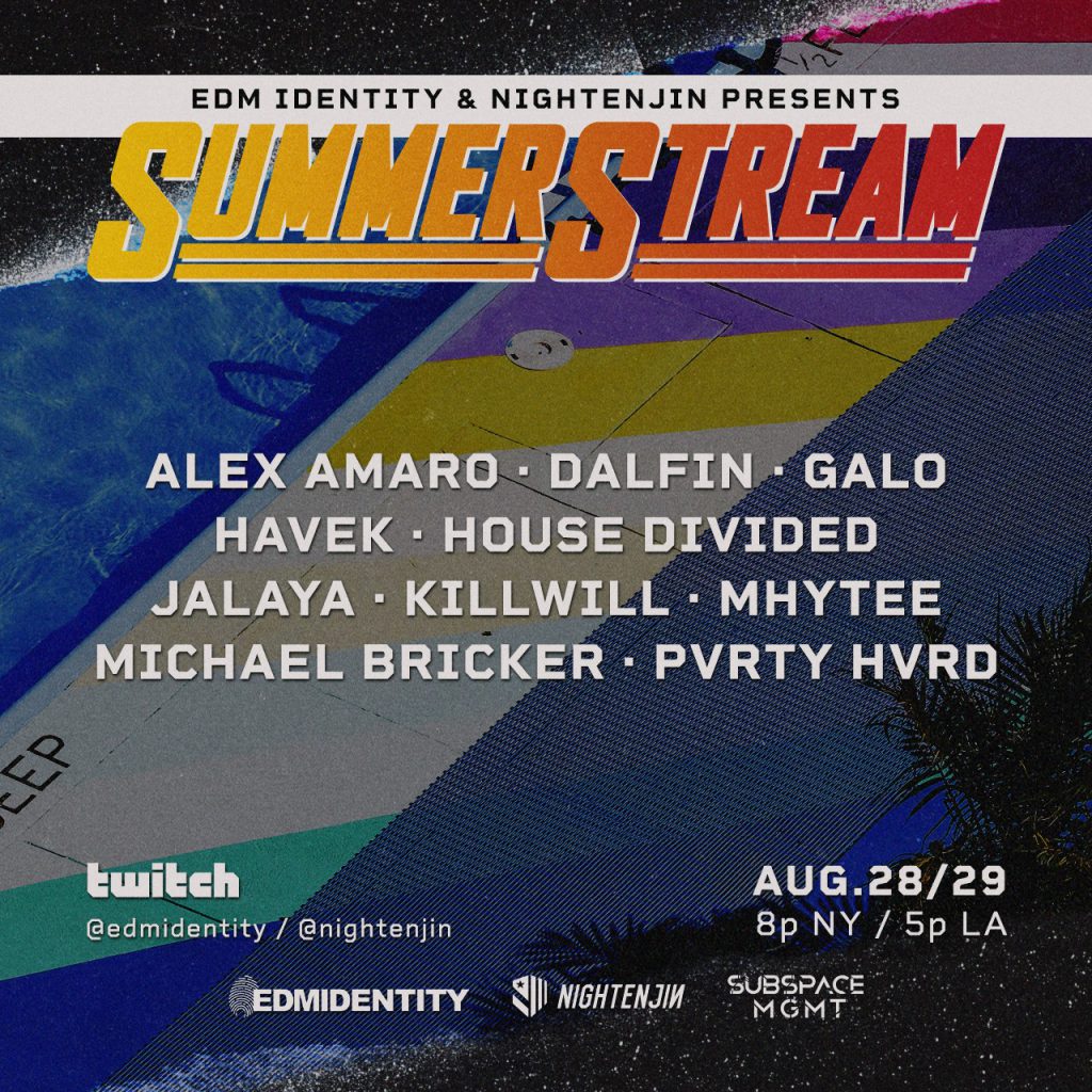 EDMIDtv Nightenjin Summer Stream Lineup