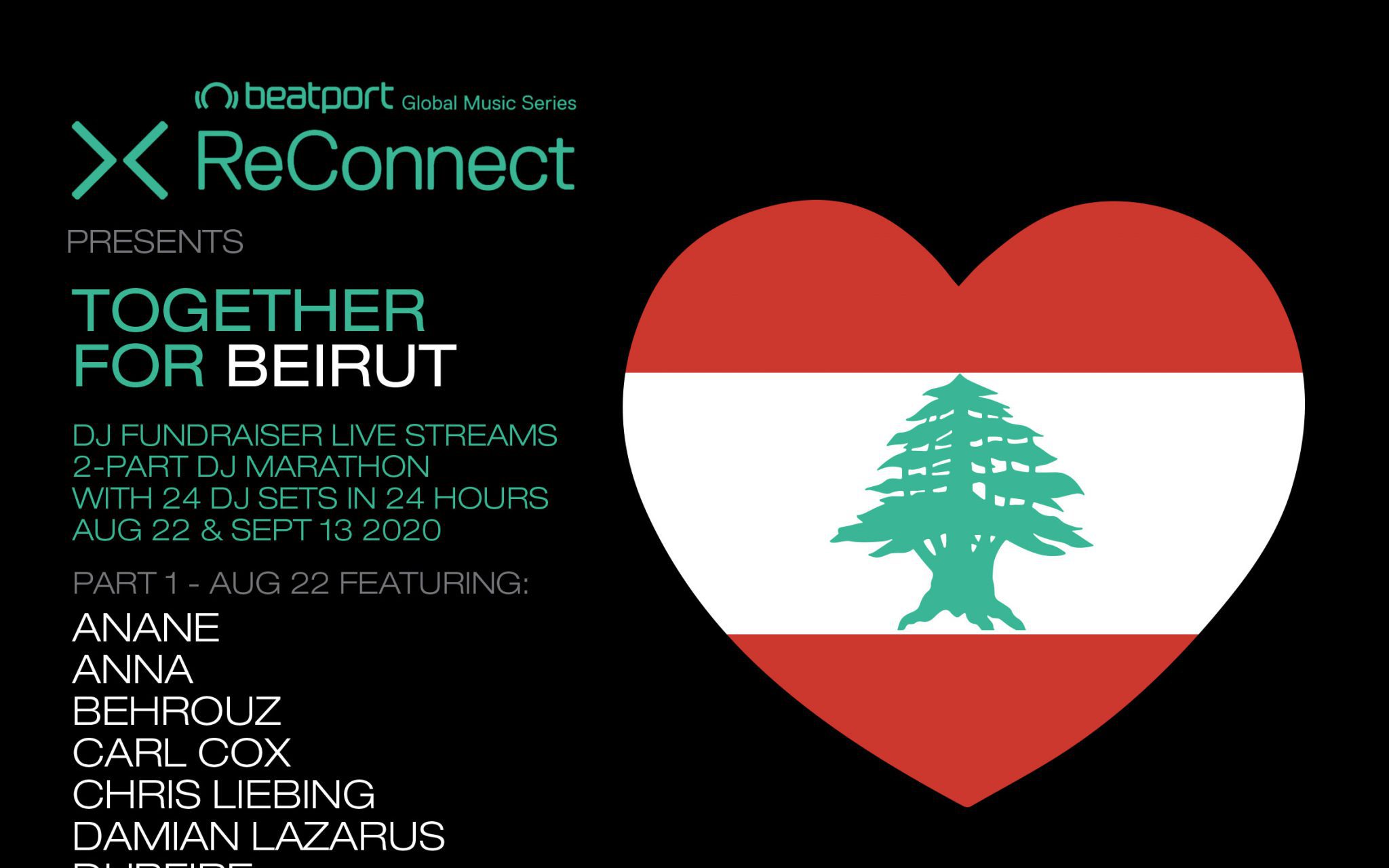 Beatport ReConnect Presents Together For Beirut