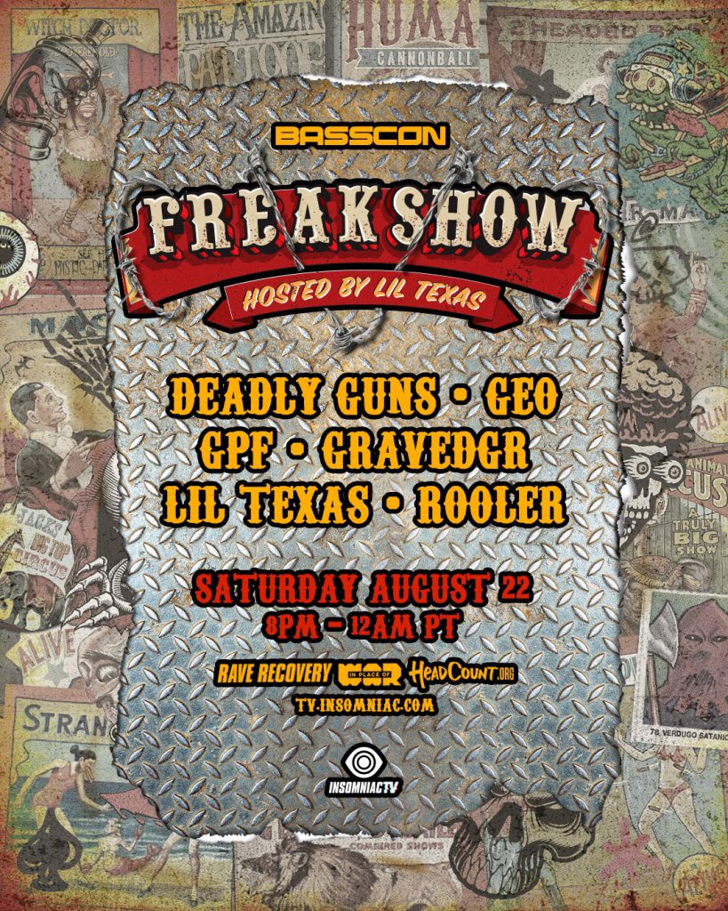 Basscon Presents Freakshow Lineup